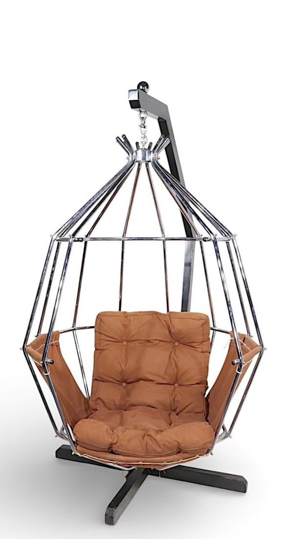 Space Age Hanging Parrot Chair by Ib Arberg Made in Sweden C. 1970's - 5