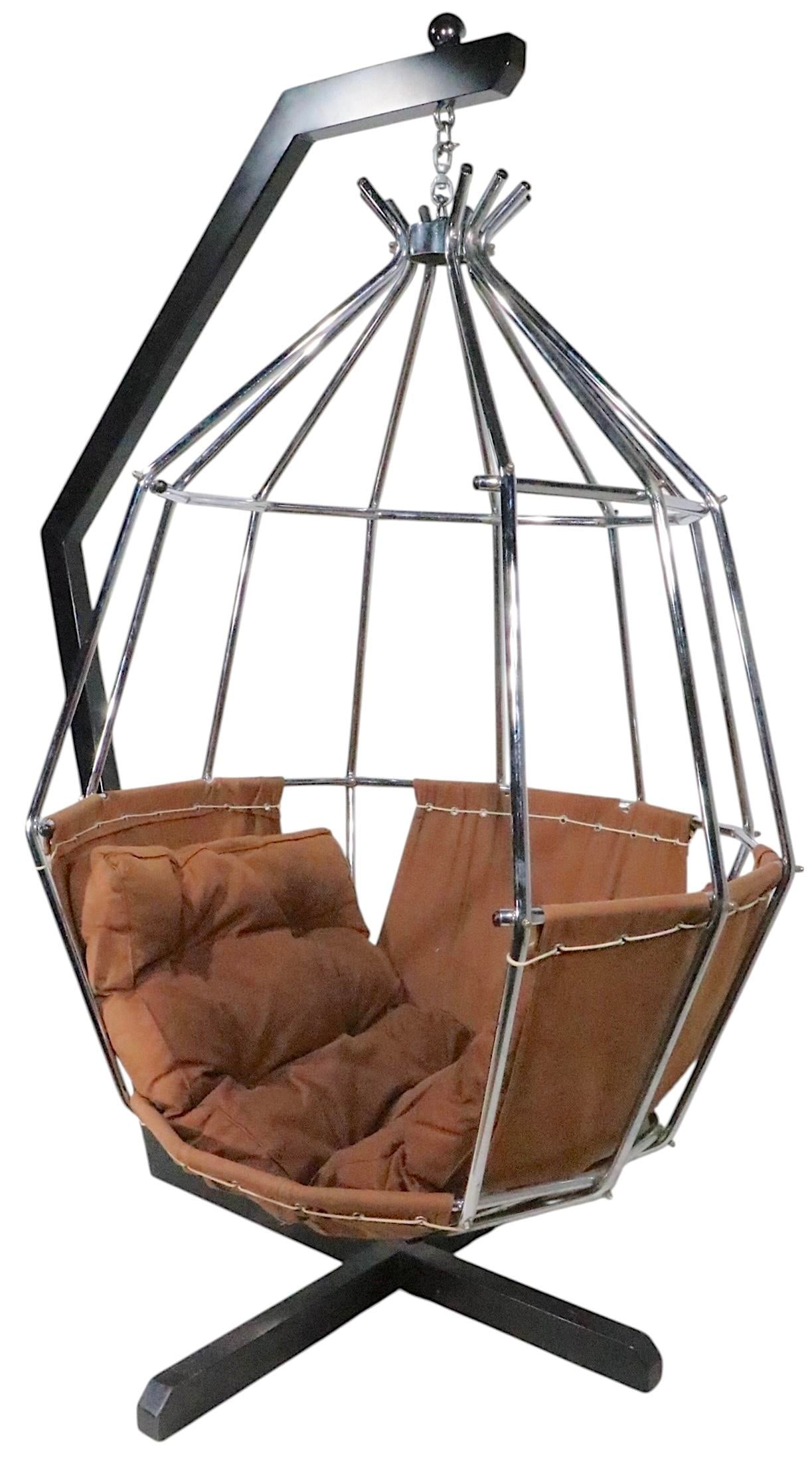 Space Age Hanging Parrot Chair by Ib Arberg Made in Sweden C. 1970's - 7