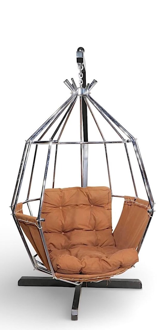 Space Age Hanging Parrot Chair by Ib Arberg Made in Sweden C. 1970's - 9