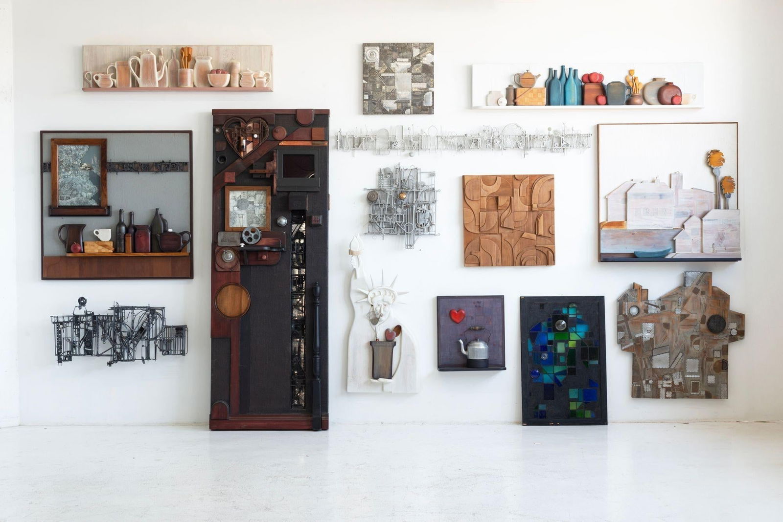 1980s Max Neufeldt Metal Collage –Assemblage Sculpture - 7