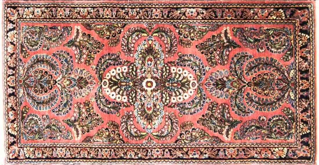 Antique Sarouk Rug, C-1920, Excellent Condition - 2