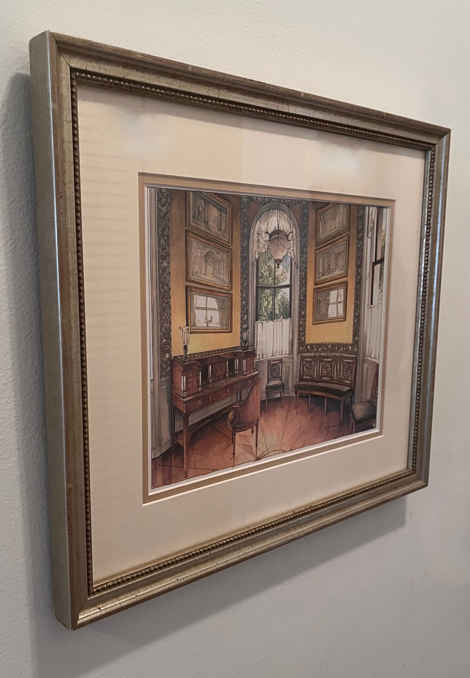 Jim' Steinmeyer-Custom Framed Interiors Watercolor Print - 2