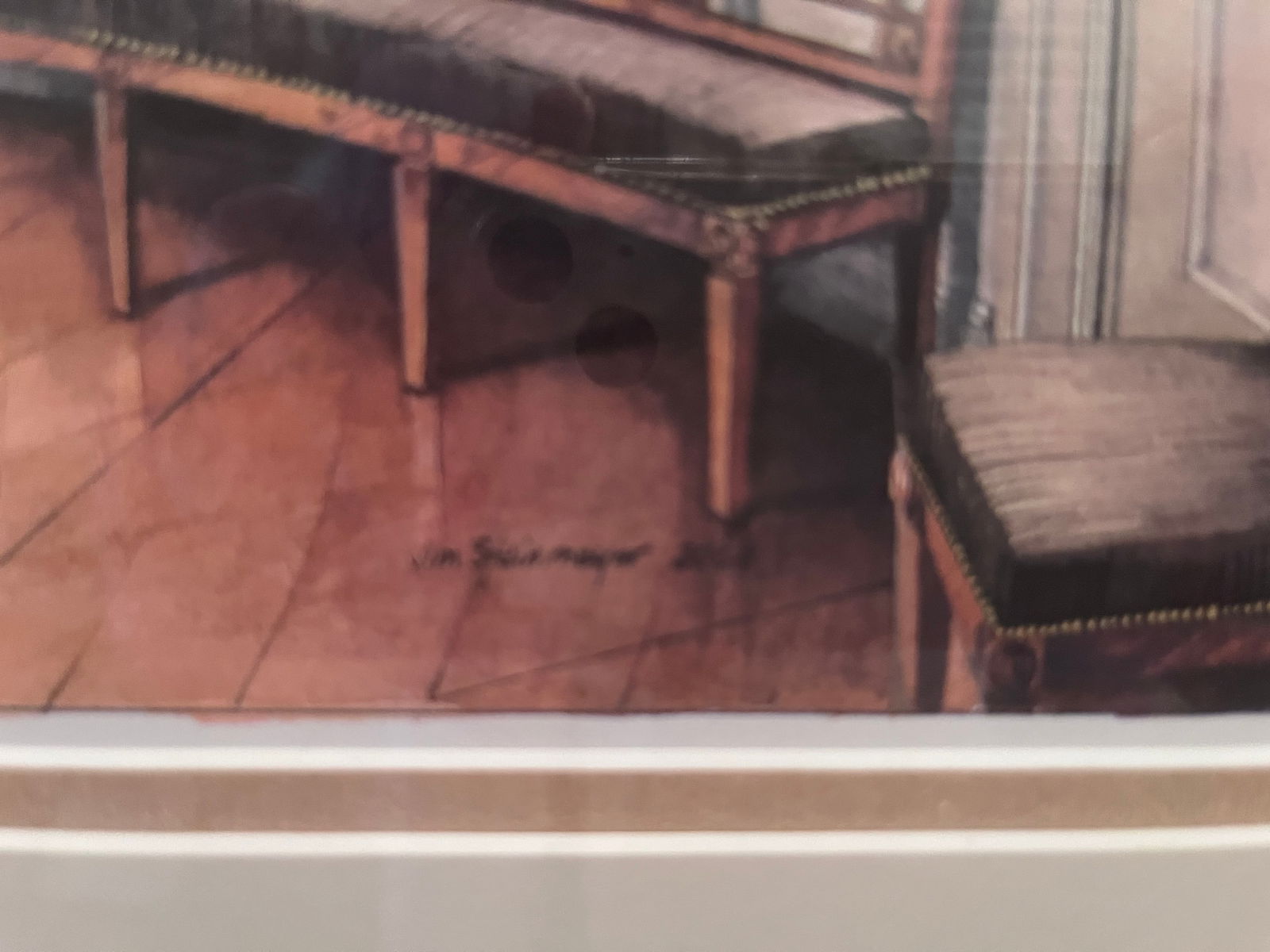 Jim' Steinmeyer-Custom Framed Interiors Watercolor Print - 4