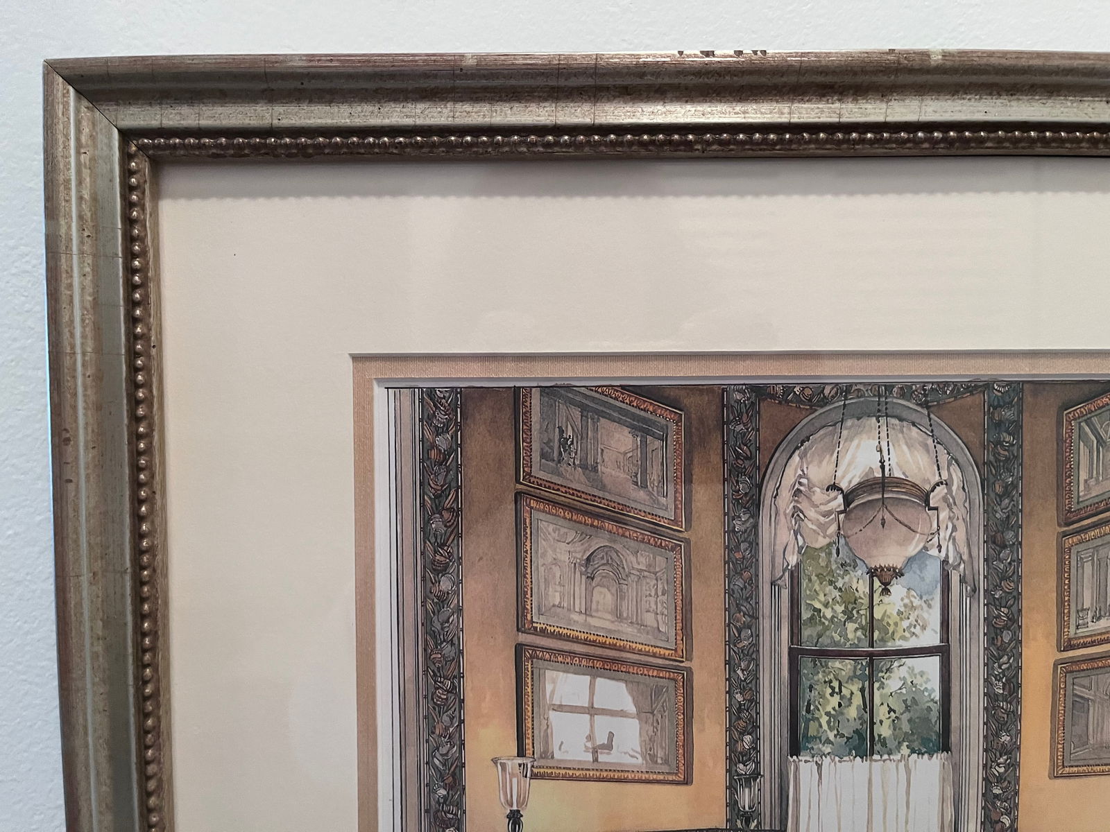 Jim' Steinmeyer-Custom Framed Interiors Watercolor Print - 5