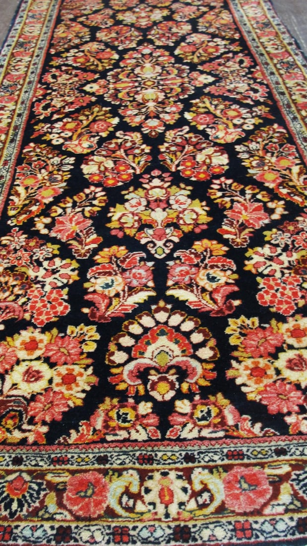 Antique Persian Mohajeran Sarouk Runner - 3