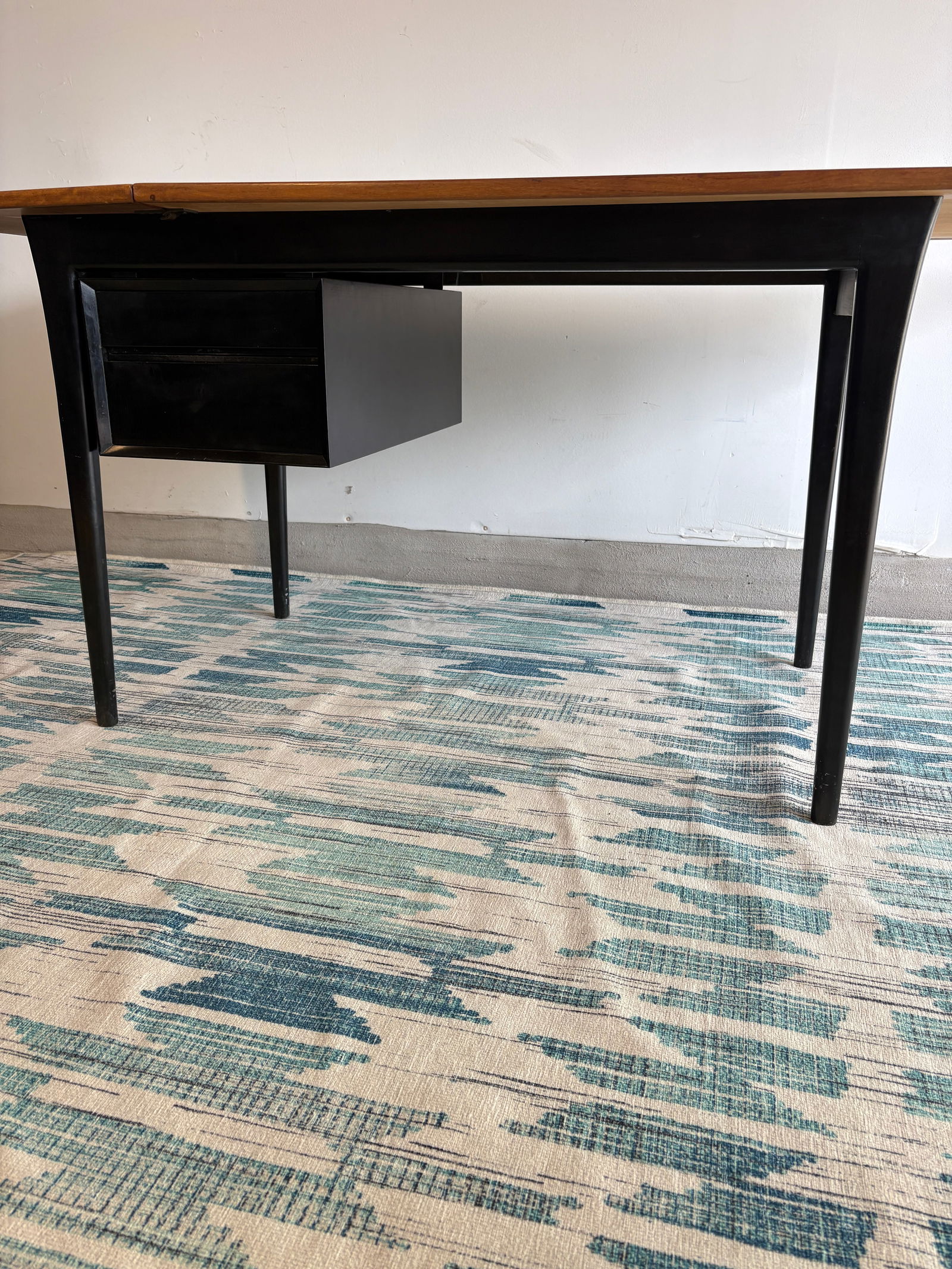 1960s Attributed Arne Vodder Danish Modern Rosewood "Coffin" Desk | Mid Century Modern | Made in - 15