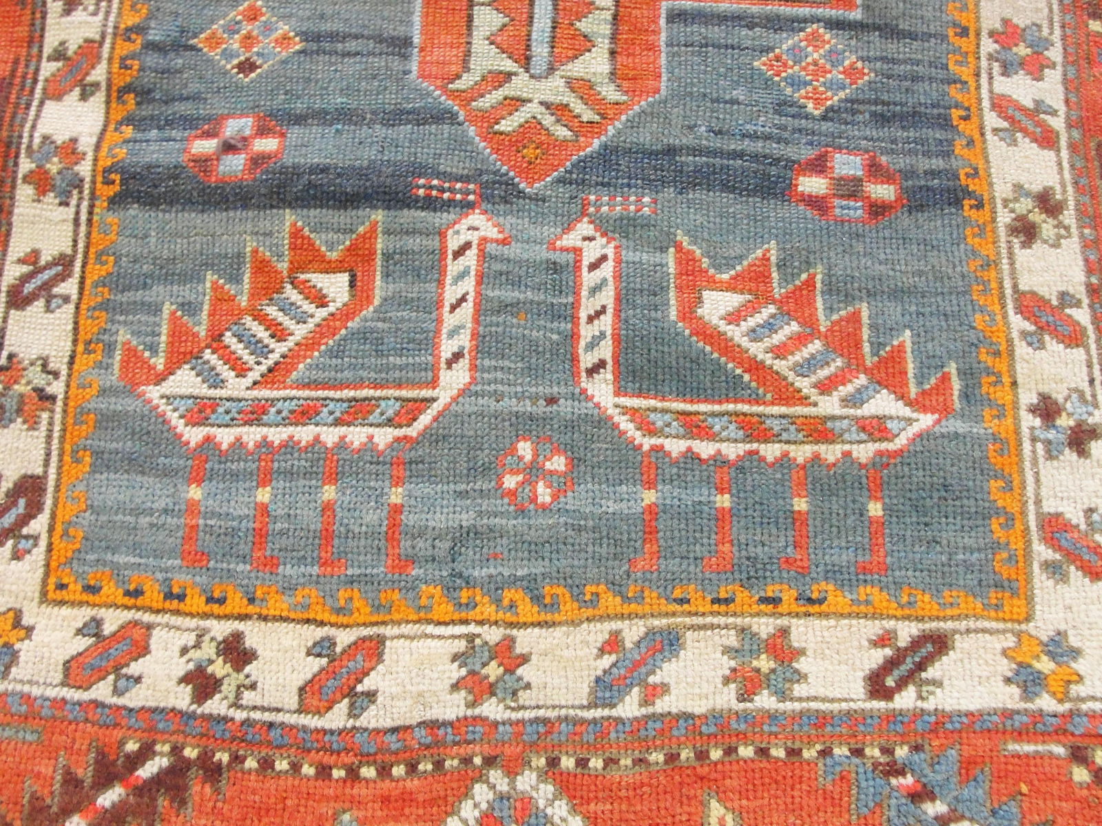 Antique Akstafa/ Kazak Caucasian Runner, 3'6" X 11' - 3