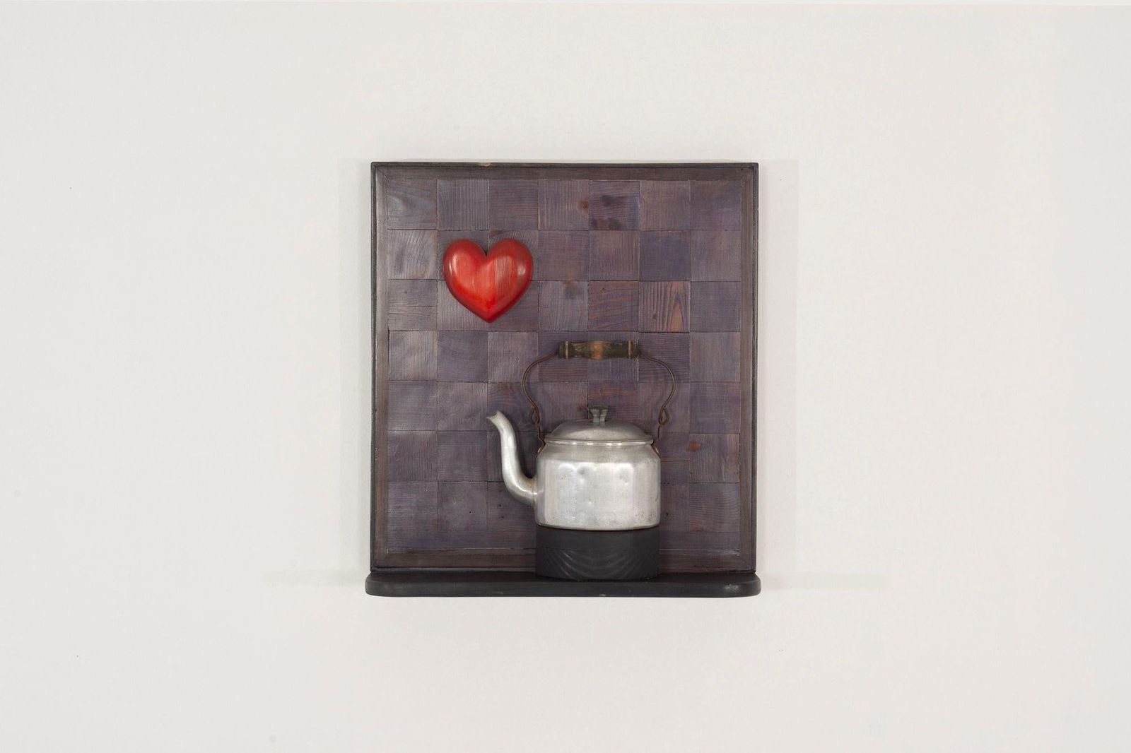 Max Neufeldt "Heart and Kettle" Assemblage Collage, Santa Barbara 1975 - 3