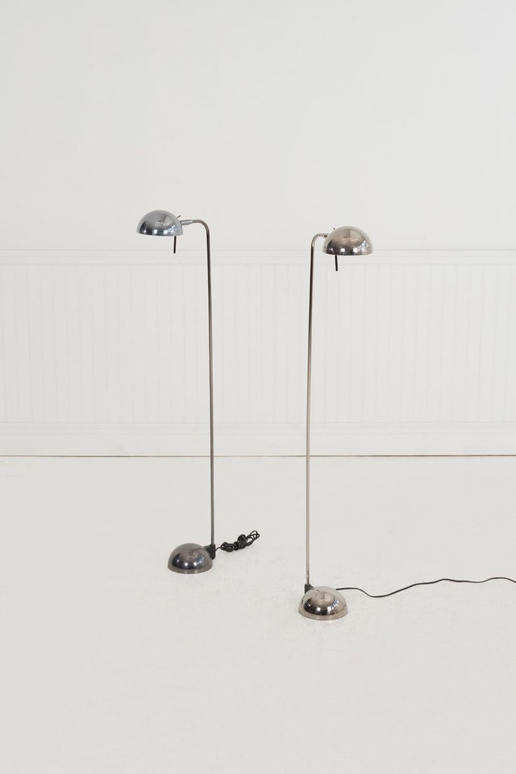 Pair of Floor Lamps by Robert Sonneman for George Kovacs, Usa, 1987 - 2
