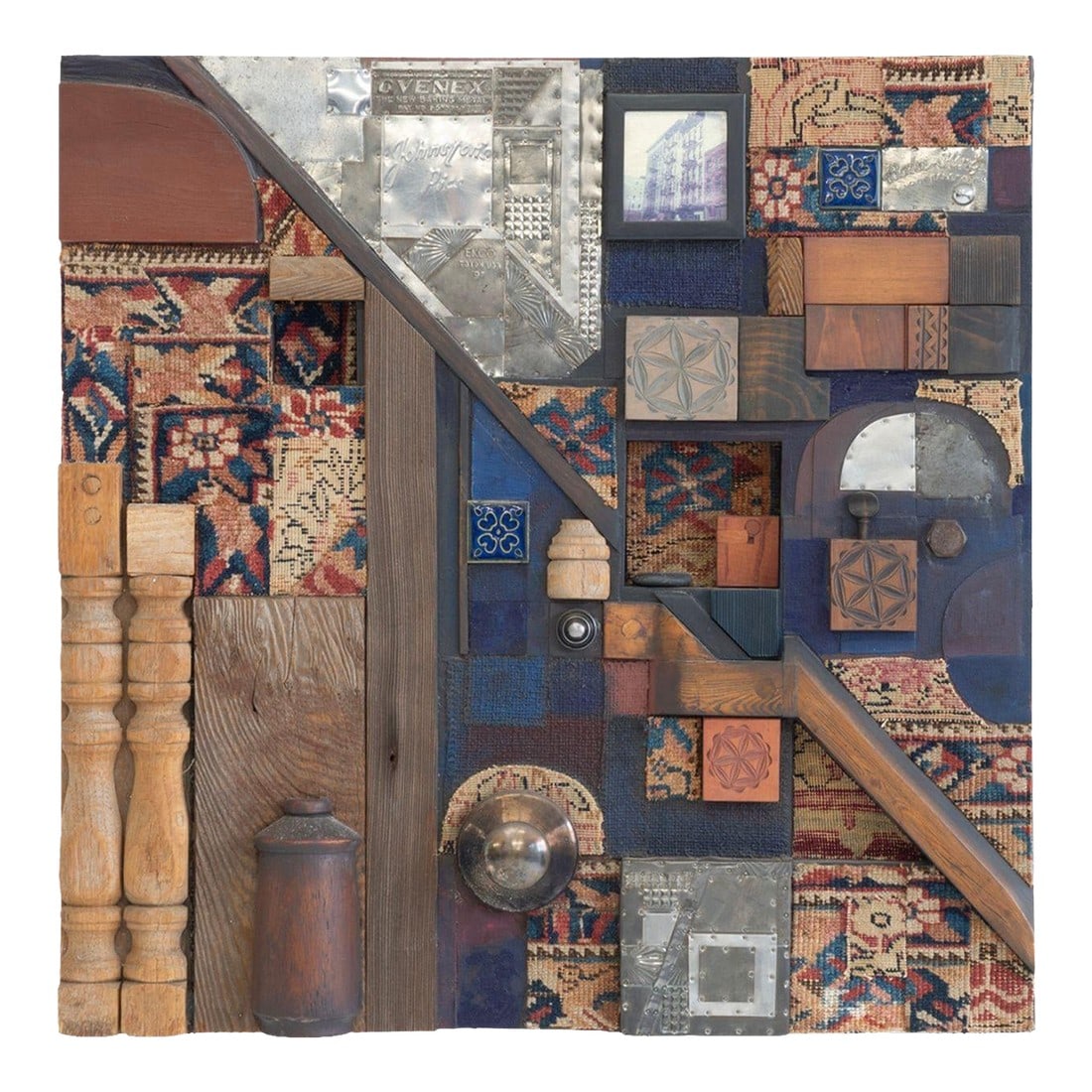 Max Neufeldt "Assembledge" Mixed-Media Assemblage, 1975