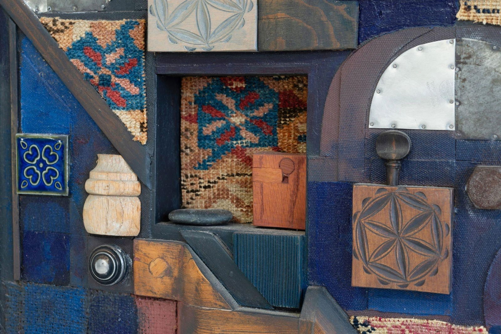 Max Neufeldt "Assembledge" Mixed-Media Assemblage, 1975 - 5