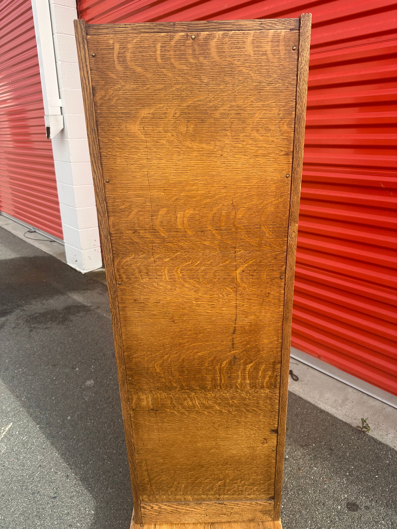 Antique Tiger Oak 4 Drawer Filing Cabinet by Yawman and Erbe Mfg. Co. - 15