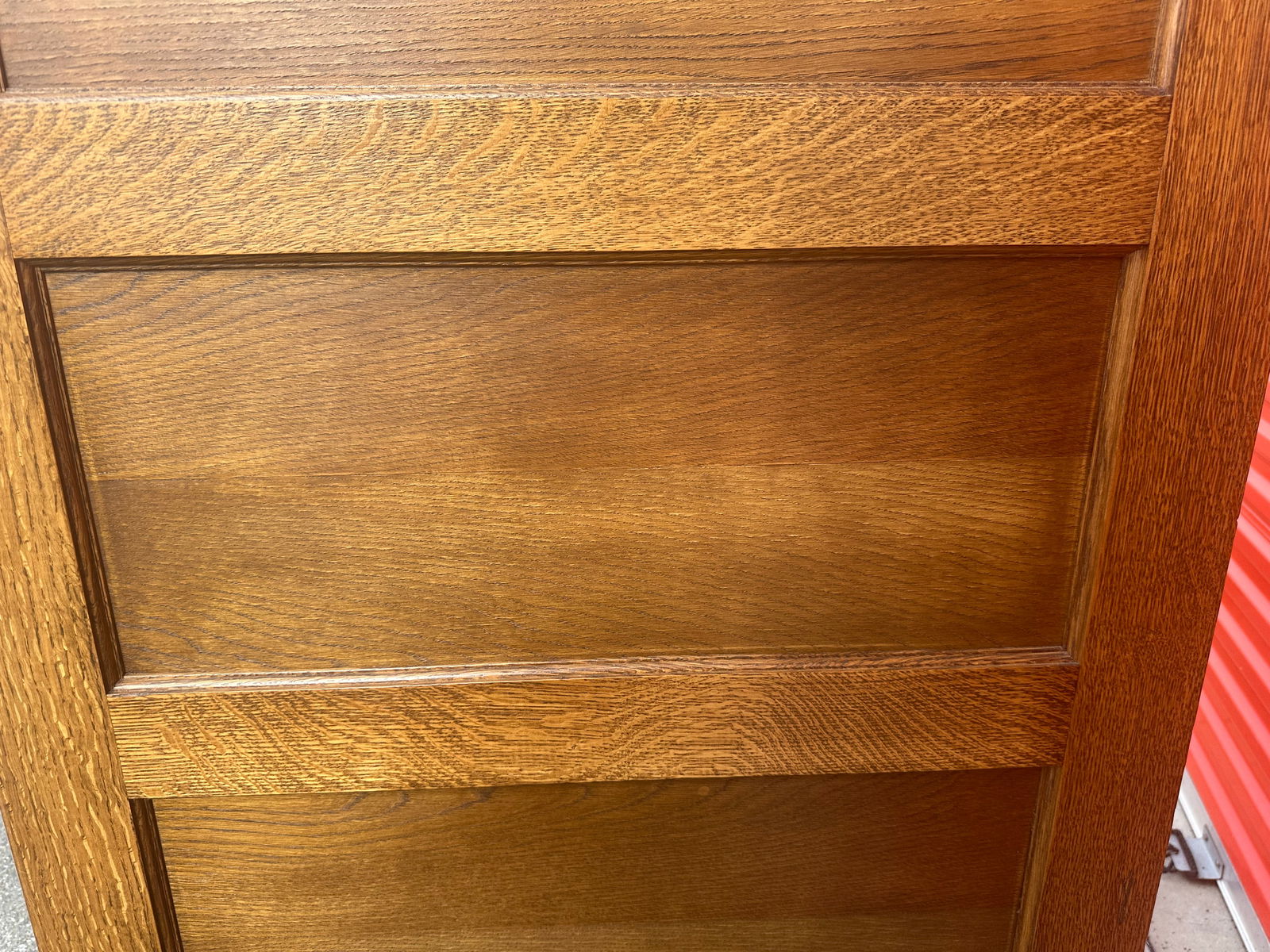 Antique Tiger Oak 4 Drawer Filing Cabinet by Yawman and Erbe Mfg. Co. - 6