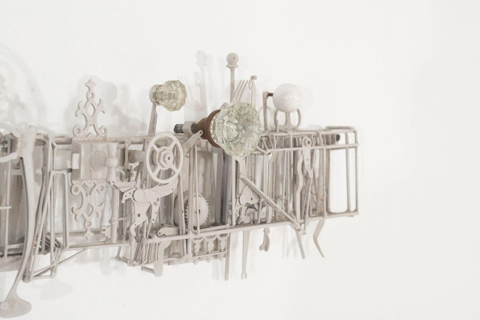 Max Neufeldt Metal Collage – Assemblage Sculpture 1990 - 4