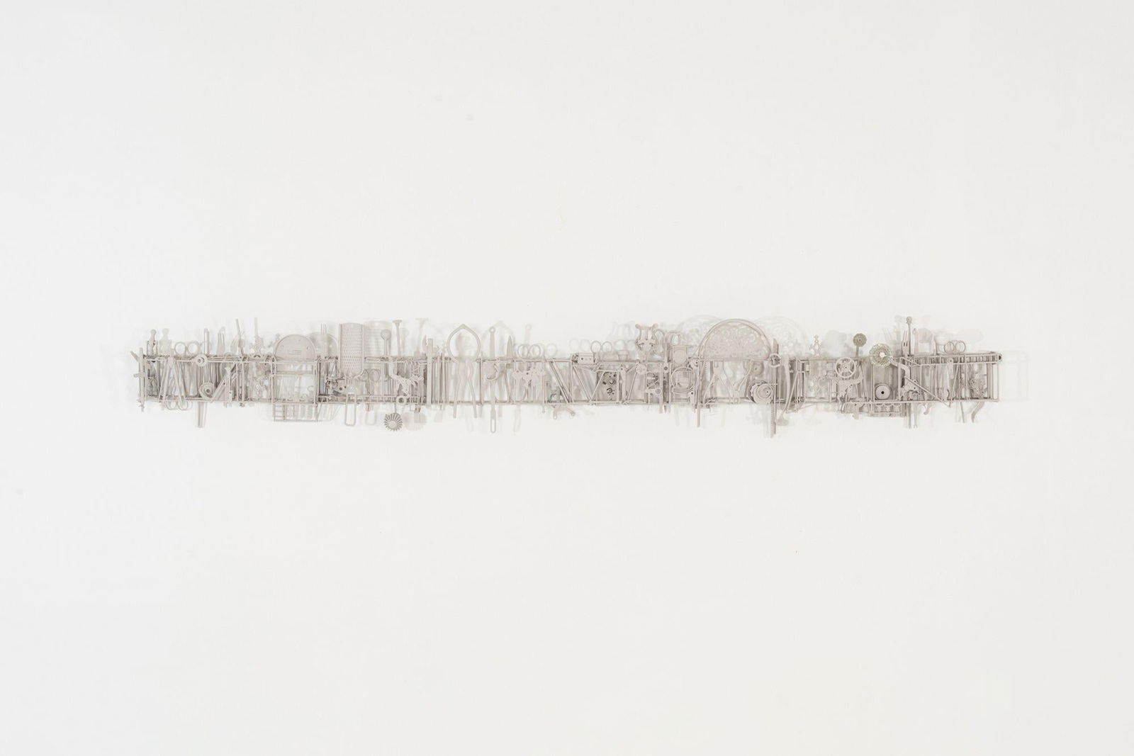 Max Neufeldt Metal Collage – Assemblage Sculpture 1990 - 5