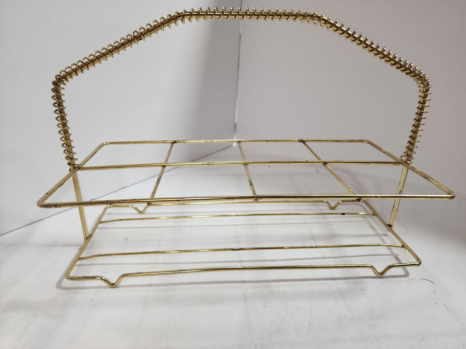 1960s 8 Fred Press m.c.m Highball Glasses in a Brass Caddy - 6