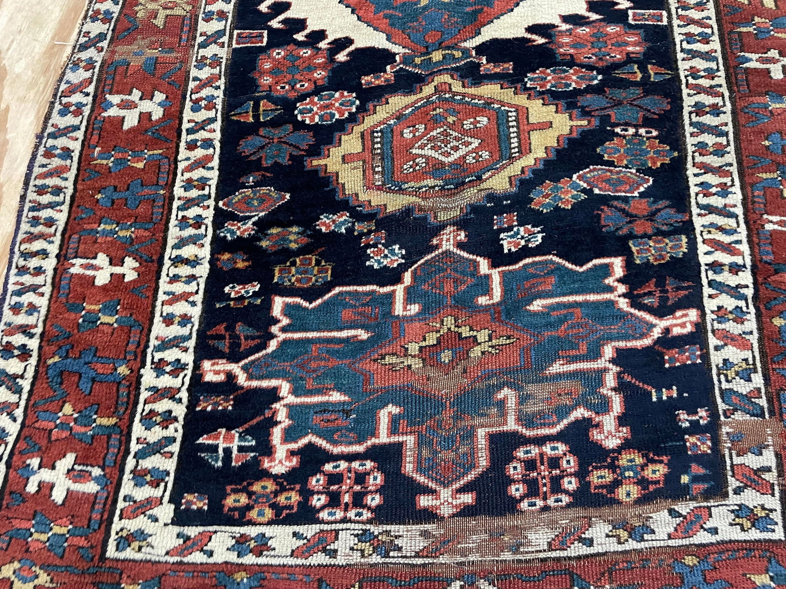 Antique Shirvan Caucasian Long Rug, as Is - 10