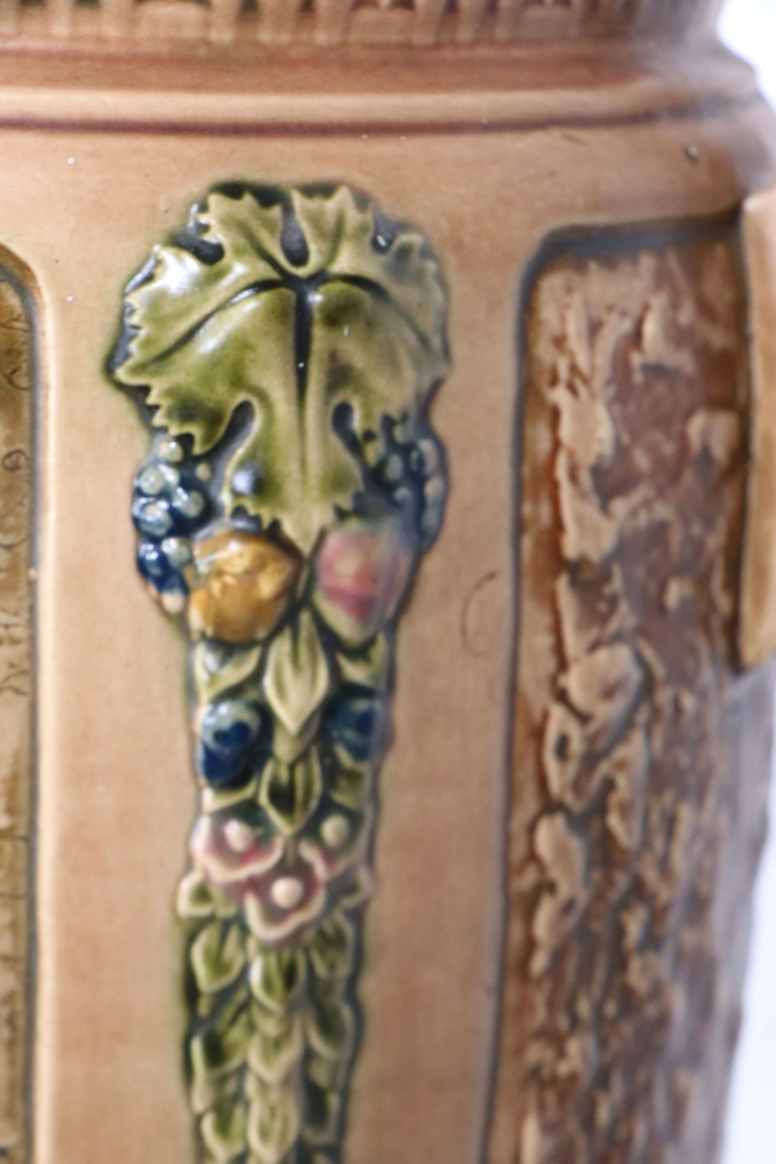 1920s Roseville Pottery Florentine I Umbrella Holder - 13