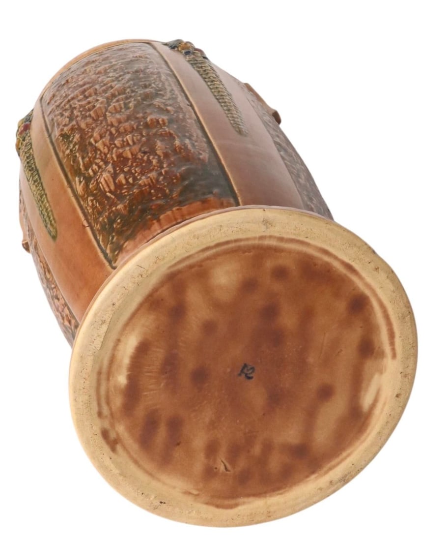 1920s Roseville Pottery Florentine I Umbrella Holder - 6