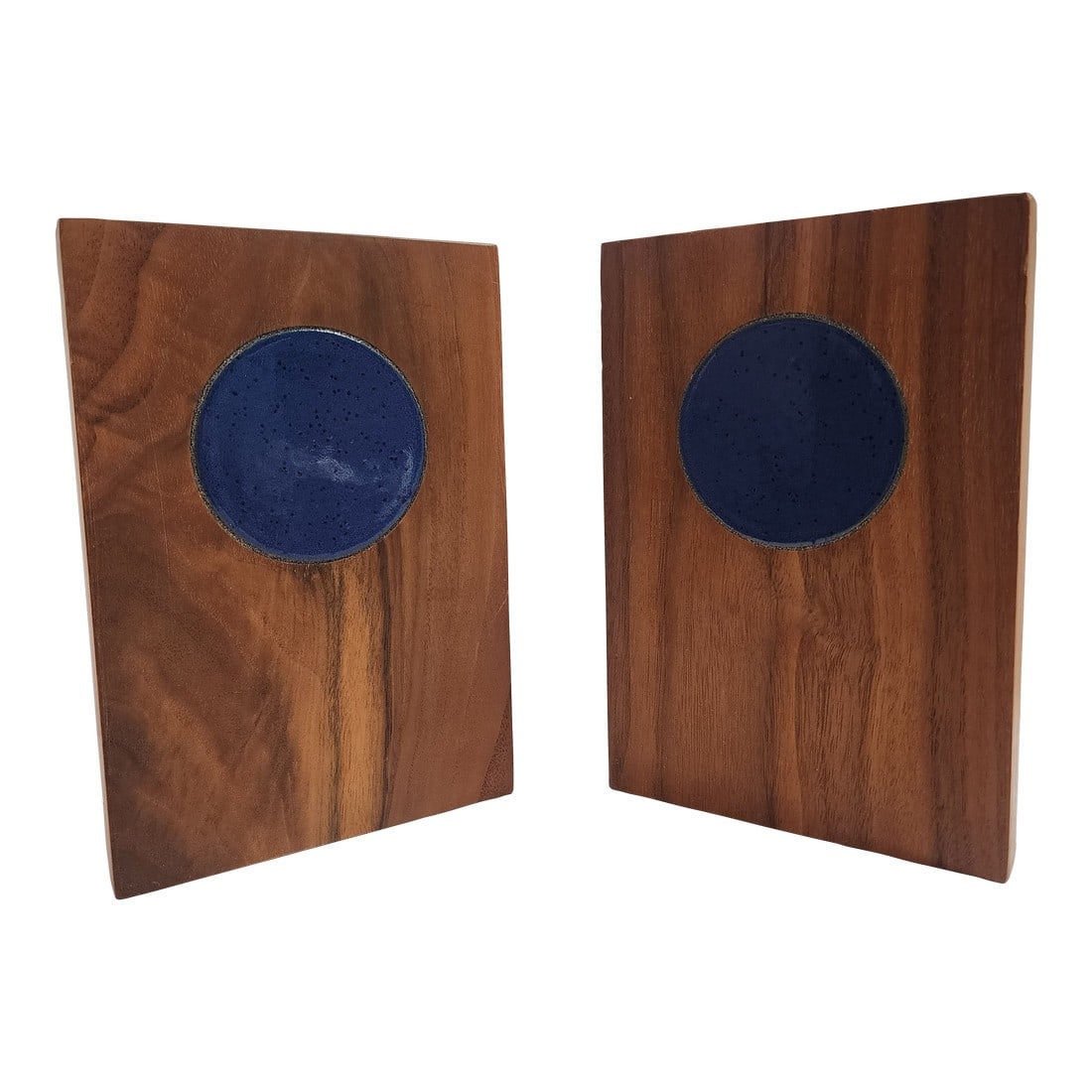 1960s Pair of Gordon and Jane Mid Century Modern Bookends: Highly desirable Mid Century bookends in beautiful condition. Condition: Alterations: Original Condition Unaltered Imperfections: Some Imperfections Condition Notes: Excellent condition. Small piece o