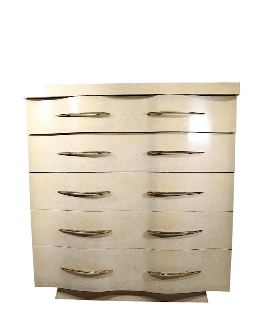 Mid Century Hollywood Regency Style Kent Coffey Five Drawer Chest the Parkdale Series Circa 1950/60' - 9