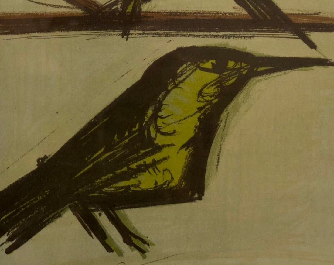 Bernard Buffet, Bird Composition, Lithograph, C. 1960s - 3