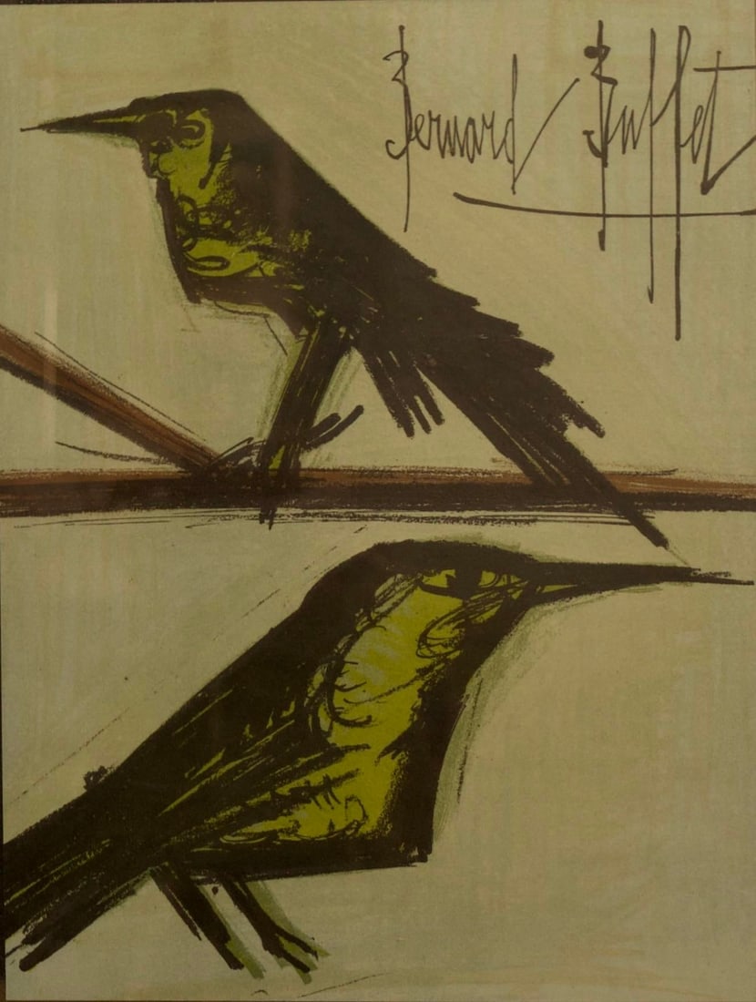 Bernard Buffet, Bird Composition, Lithograph, C. 1960s - 4