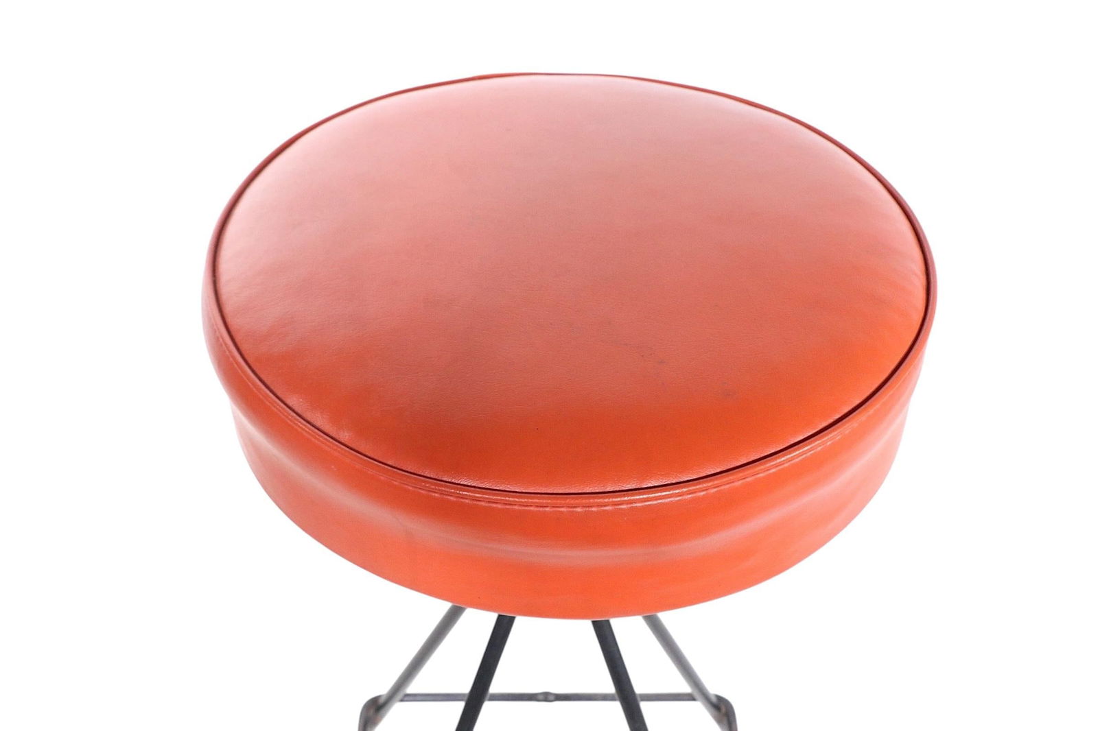 Mid 20th Century Lot of Three Mid Century Swivel Bar Stools - 8