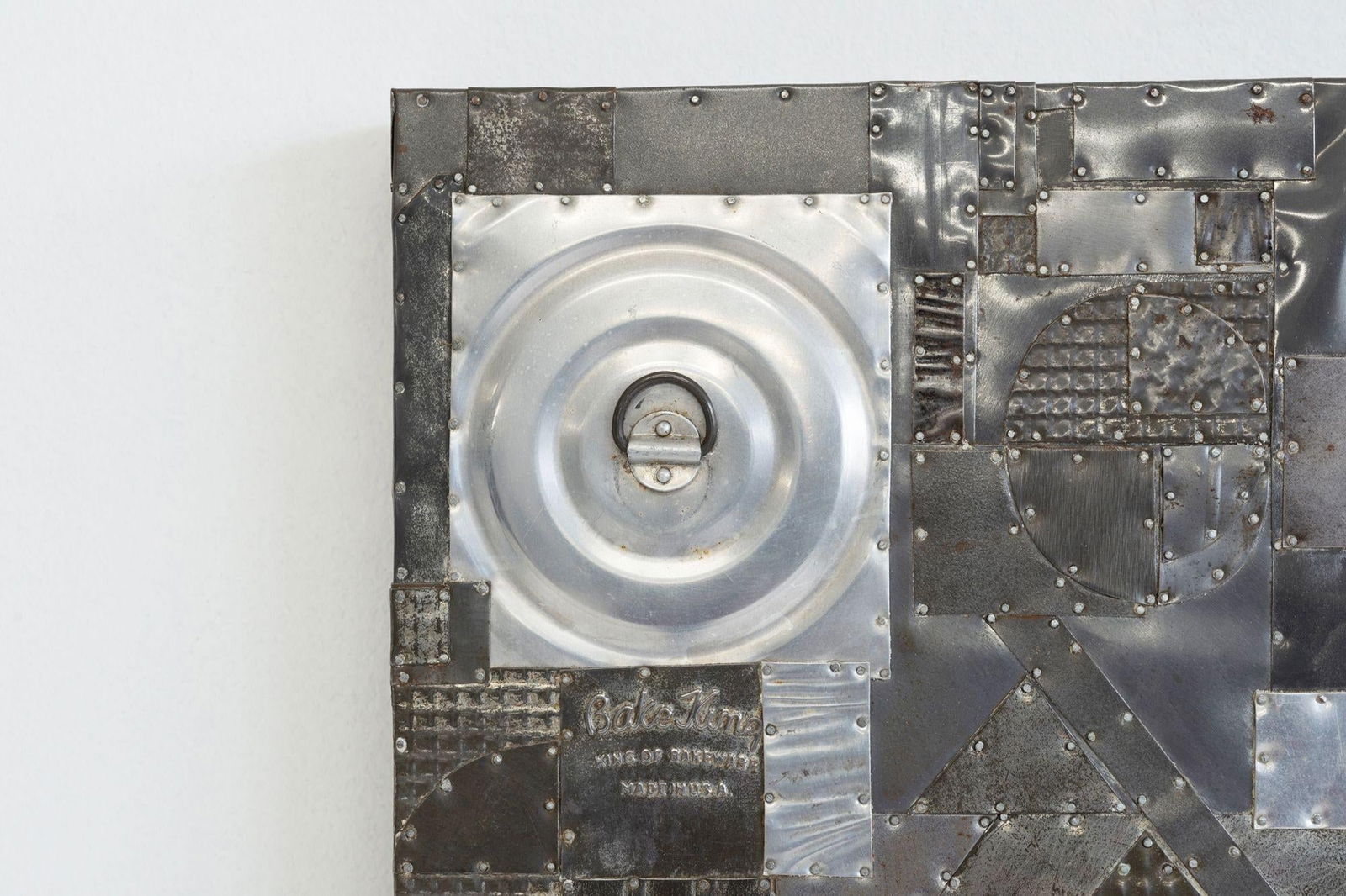 Max Neufeldt Aluminum Collage – Assemblage Sculpture 1985 - 5