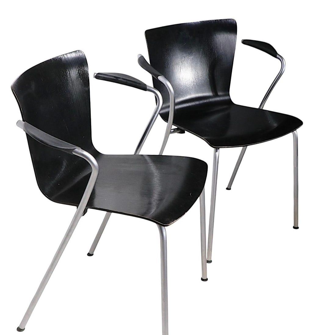 Pr. Vico Duo Chairs by Magistretti for Fritz Hansen Made In. Denmark C. 1998 - 2