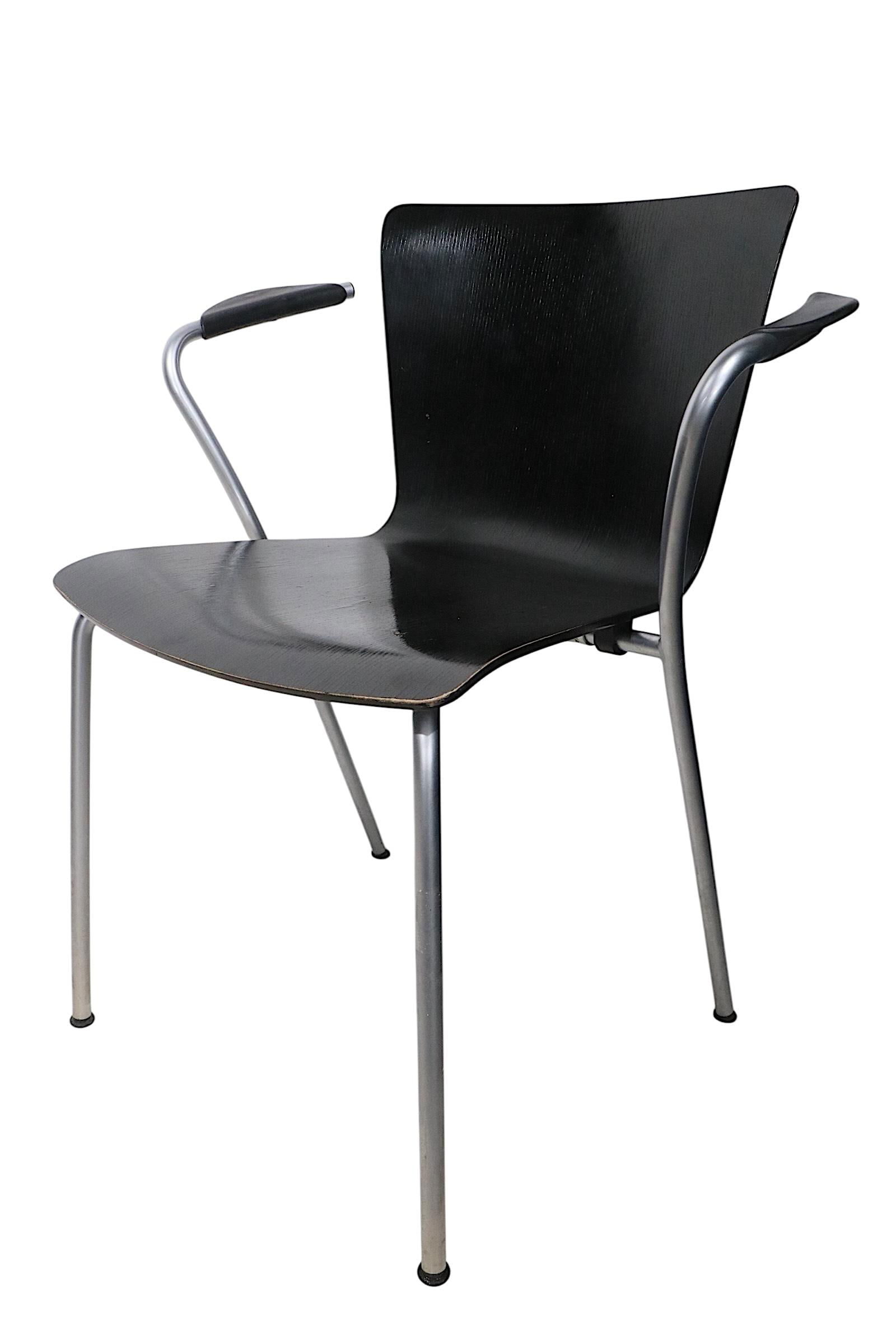 Pr. Vico Duo Chairs by Magistretti for Fritz Hansen Made In. Denmark C. 1998 - 4