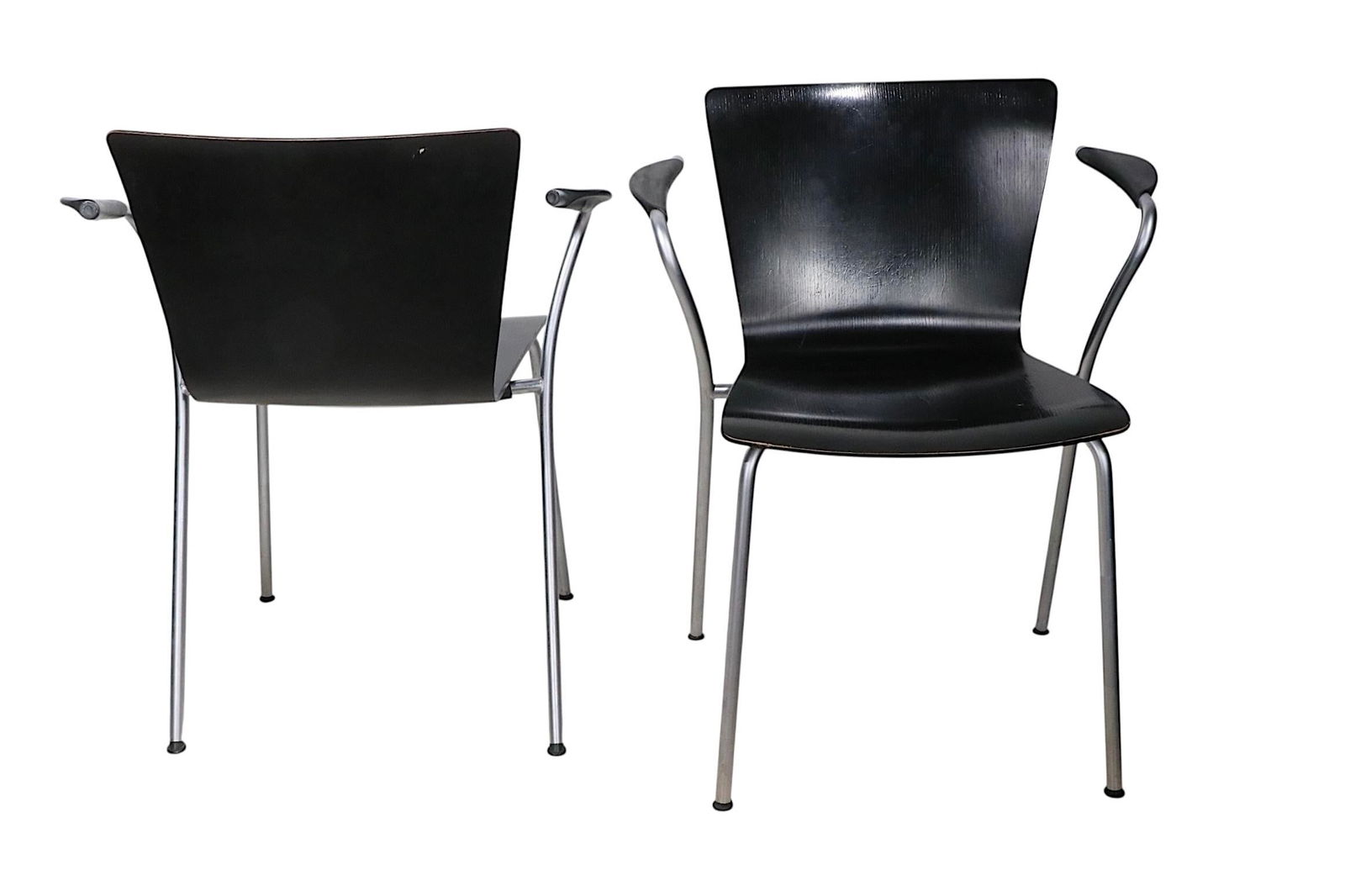 Pr. Vico Duo Chairs by Magistretti for Fritz Hansen Made In. Denmark C. 1998 - 8