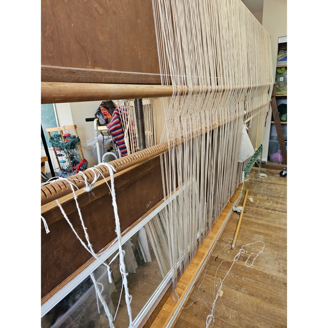 Triangle Iii: Law of Three Hand Woven Tapestry Series 1990 - 5