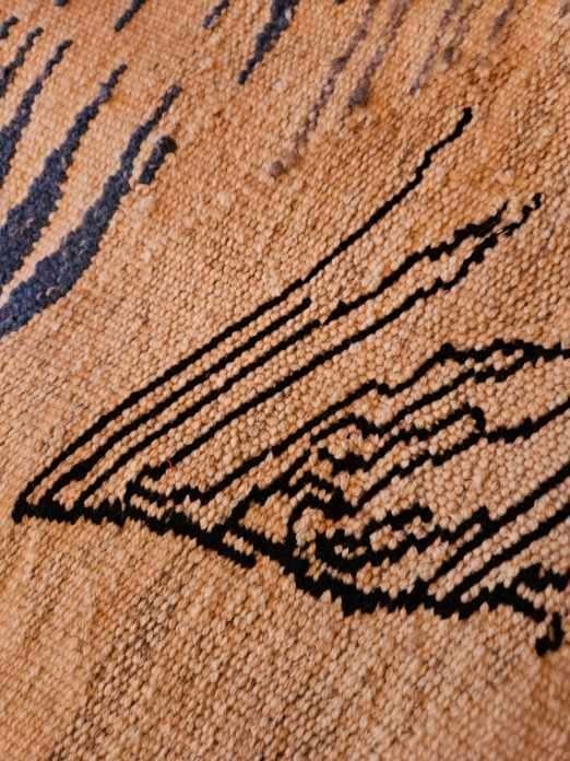 Triangle Iii: Law of Three Hand Woven Tapestry Series 1990 - 6