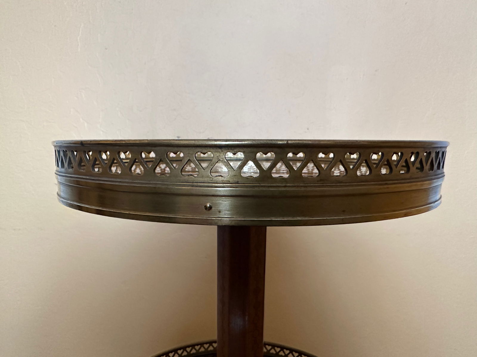 Antique Louis XVI Style Round Three Tier Gueridon - 9