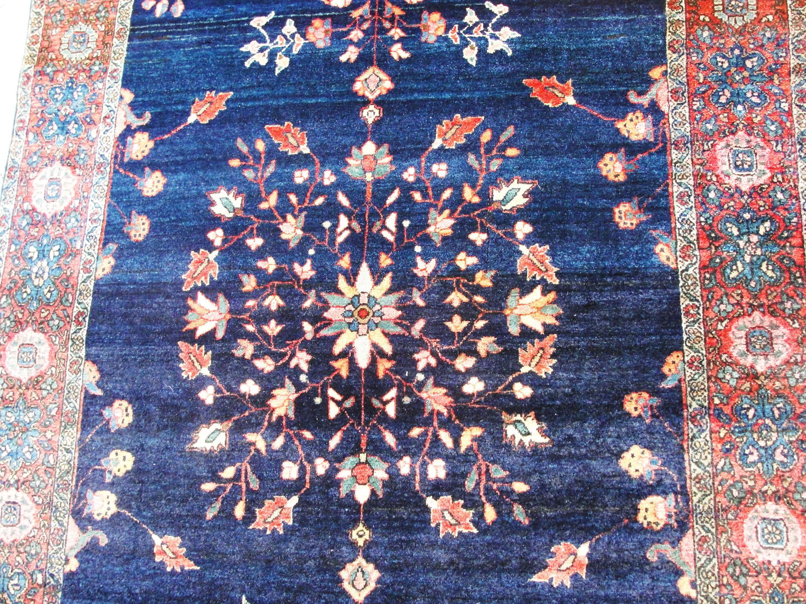 Antique Super Fine Feraghan Sarouk Rug, 3'1" X 4'8" - 6