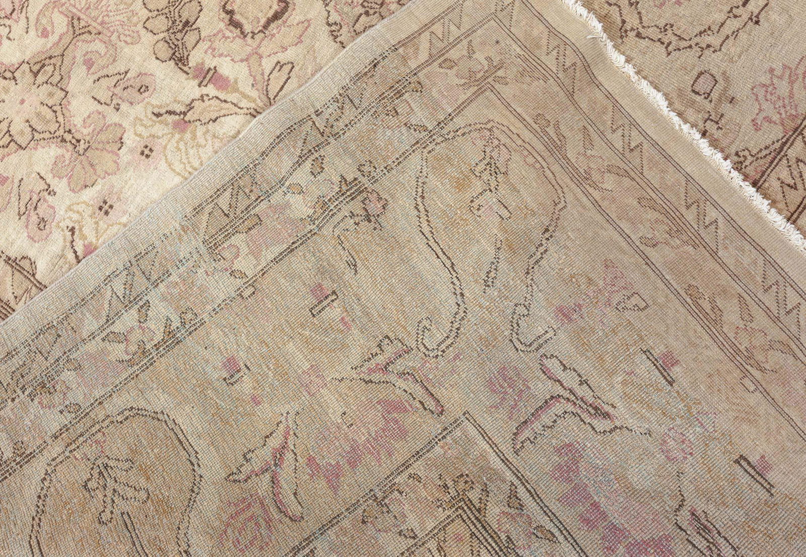 Fine Antique Indian Amritsar Handmade Carpet - 4