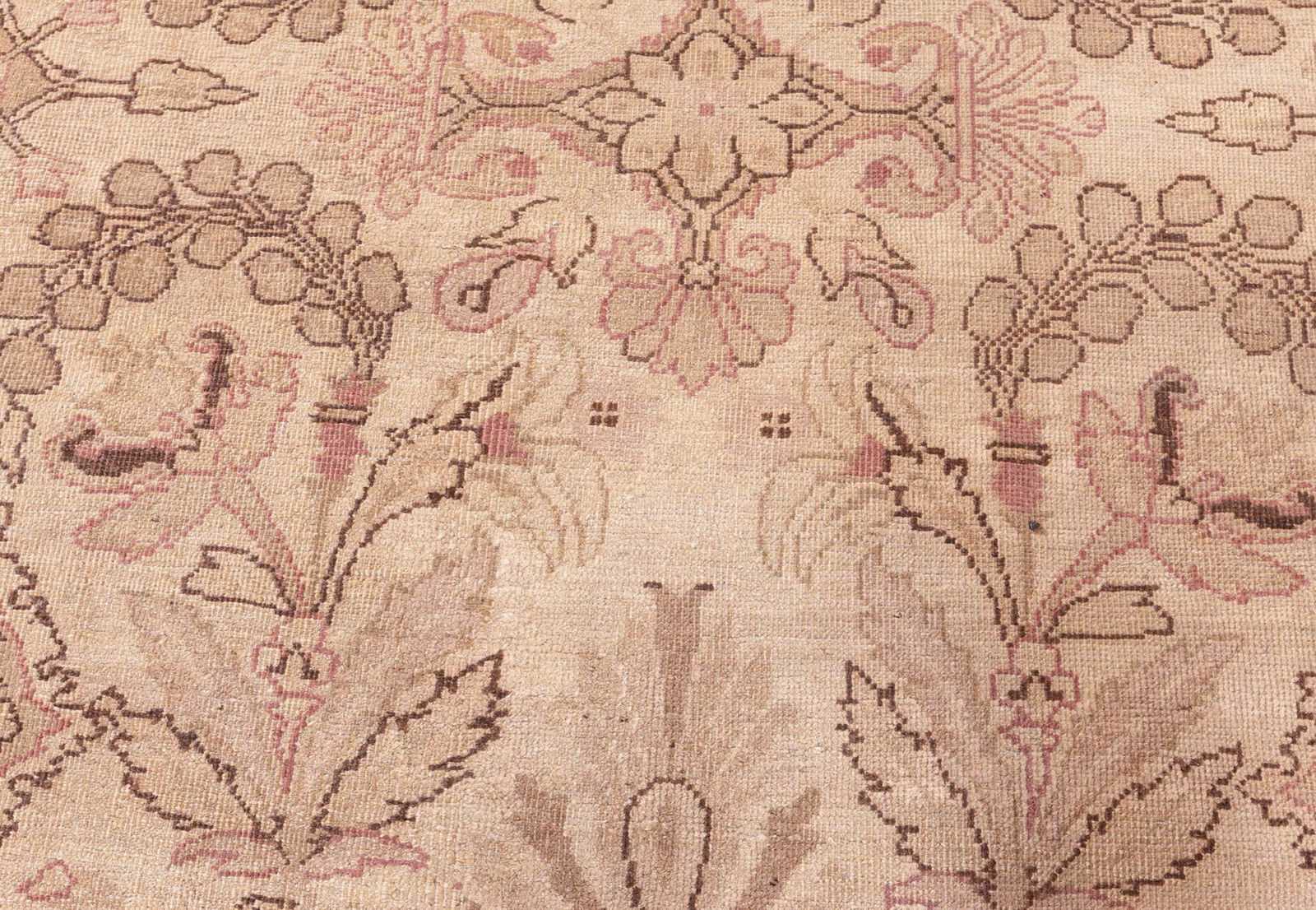 Fine Antique Indian Amritsar Handmade Carpet - 7