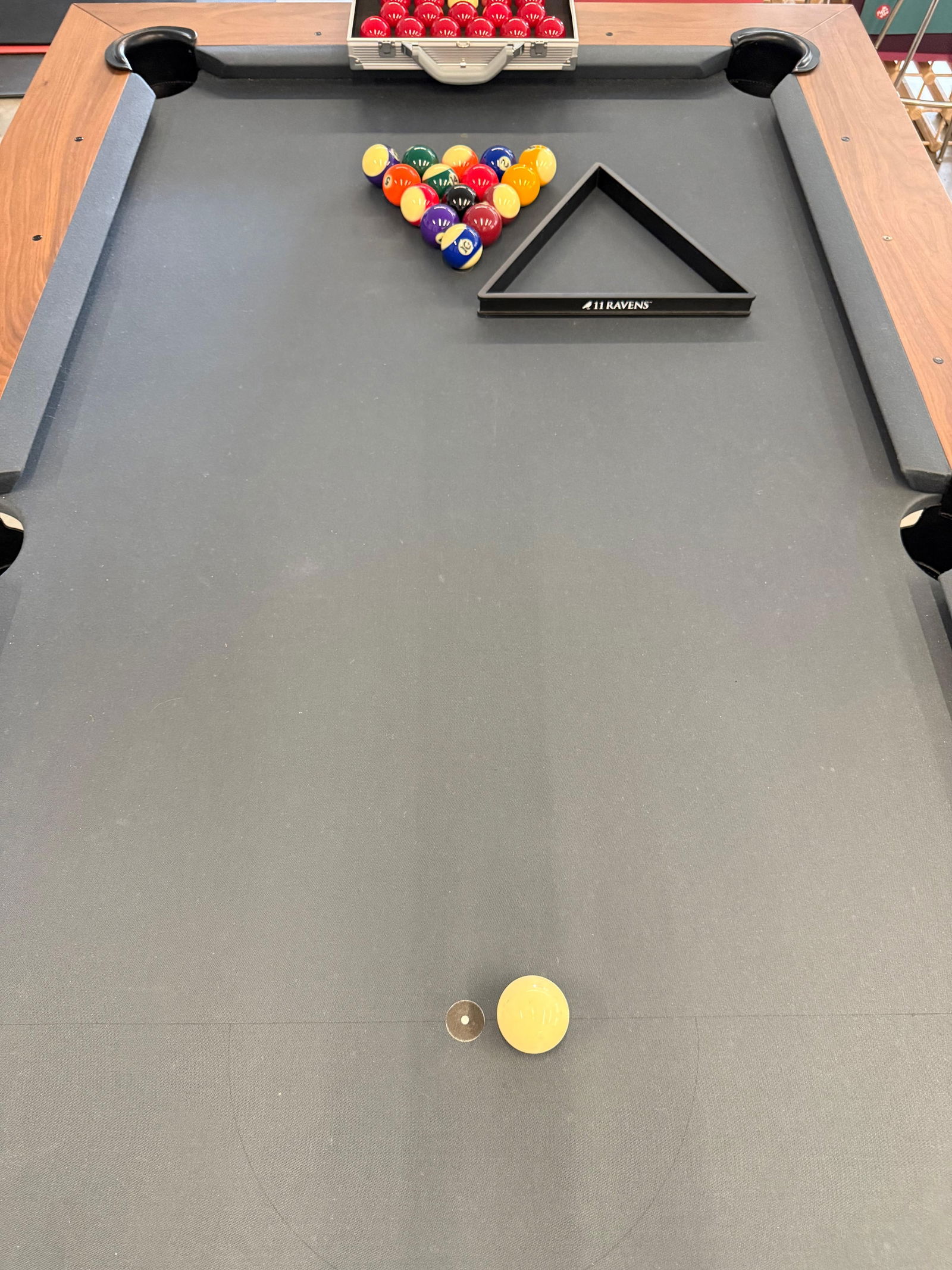 Luxury 3 in 1 Combination Pool Table, Table Tennis Table, Dining / Party Table + Matching Wall Unit - 4