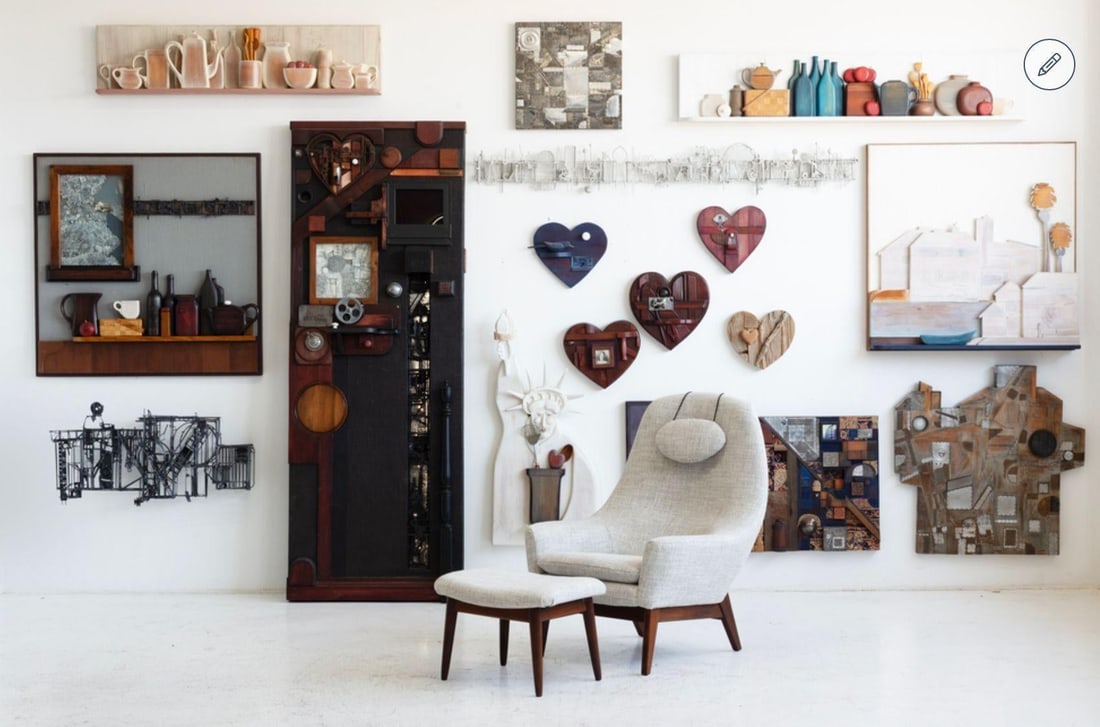 Max Neufeldt Gear Heart Collage 1990c. - 7