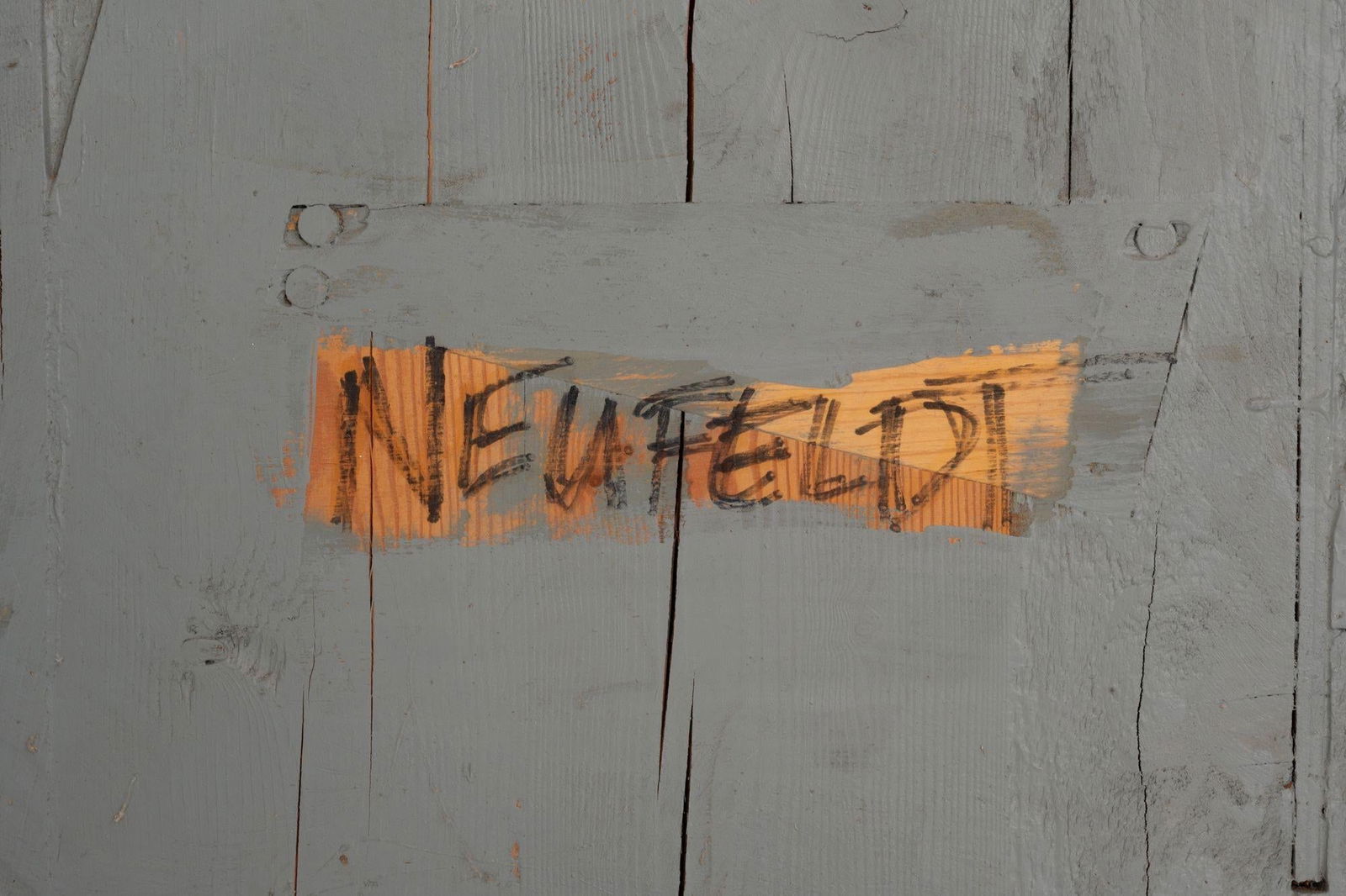 Max Neufeldt Metal Collage – Assemblage Sculpture 1975c - 7