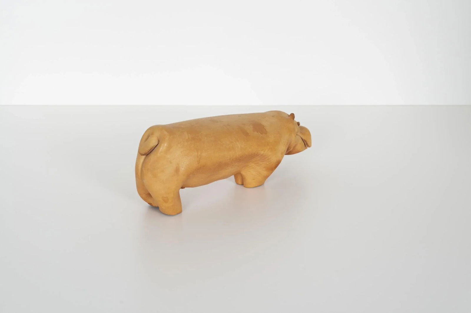 1960s Leather Hippo by Deru - 7