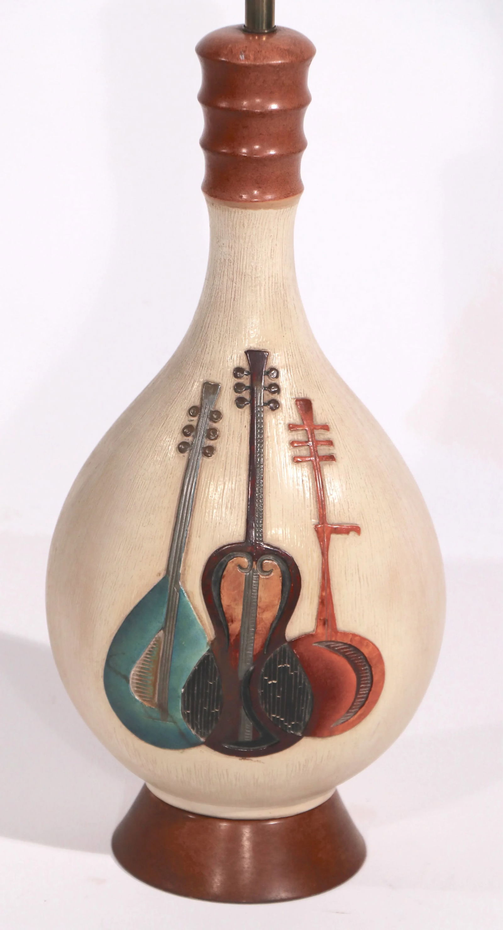 Mid Century Music Theme Table Lamp by Fourtune Lamp 1960 - 4