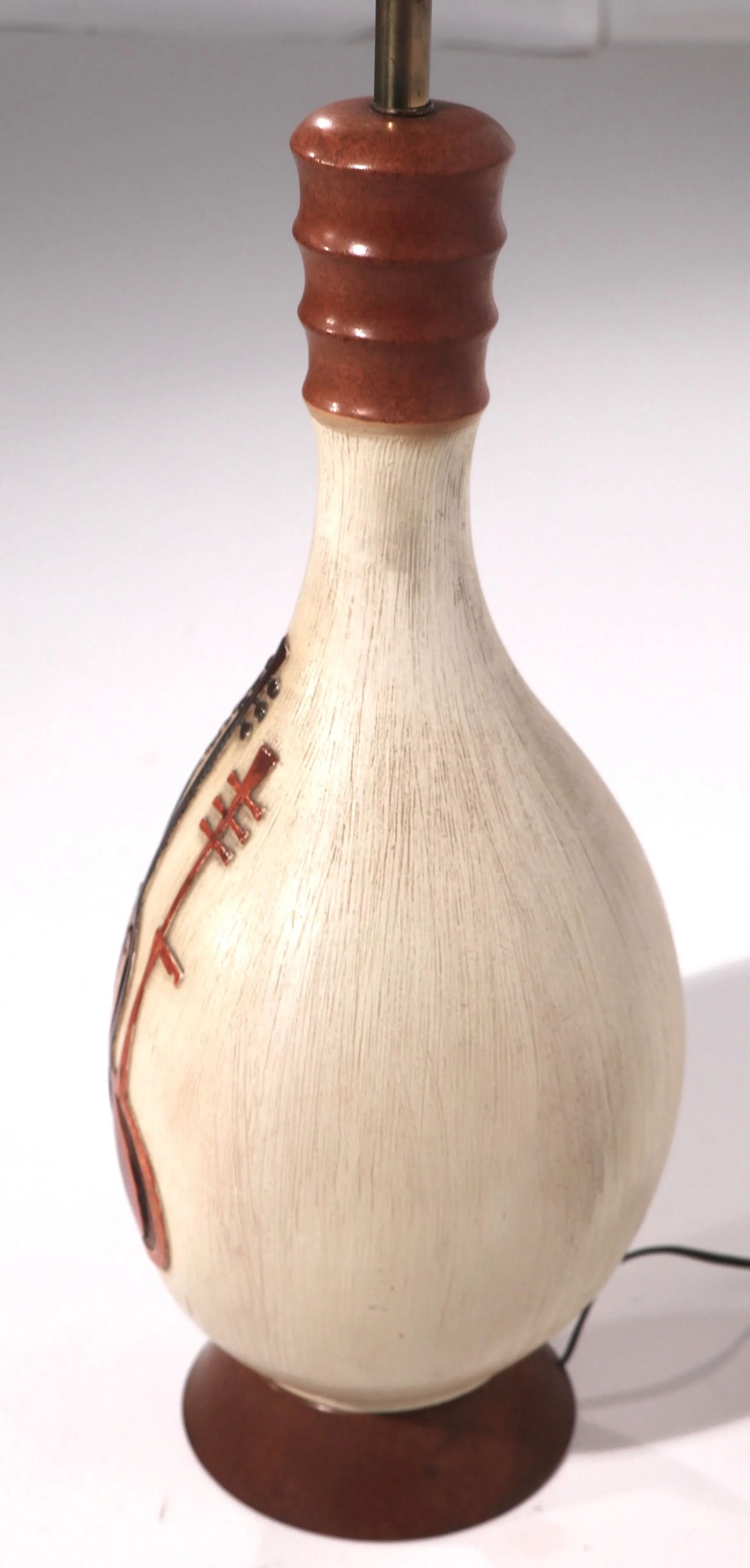 Mid Century Music Theme Table Lamp by Fourtune Lamp 1960 - 7