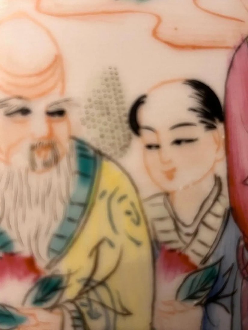 Stunning Matched Pair of 20-Inch Chinese Famille Rose Porcelain Vases - 10