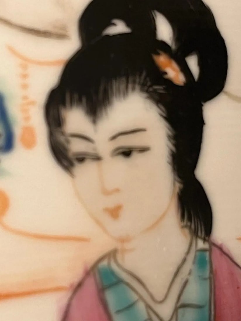 Stunning Matched Pair of 20-Inch Chinese Famille Rose Porcelain Vases - 13