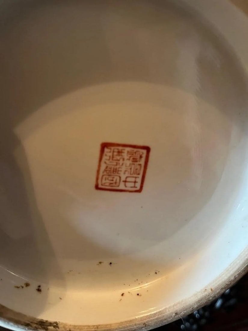 Stunning Matched Pair of 20-Inch Chinese Famille Rose Porcelain Vases - 2