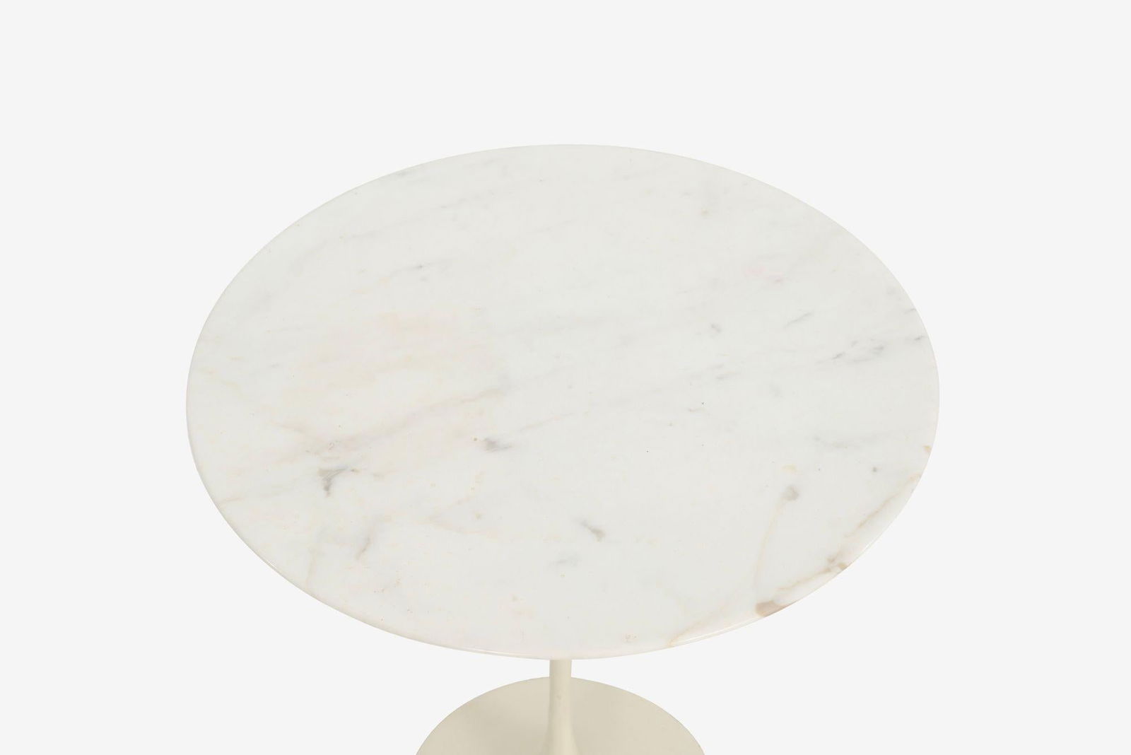 Eero Saarinen for Knoll "Tulip" Side Table, c.1960 – Early Carrara Marble Top - 4