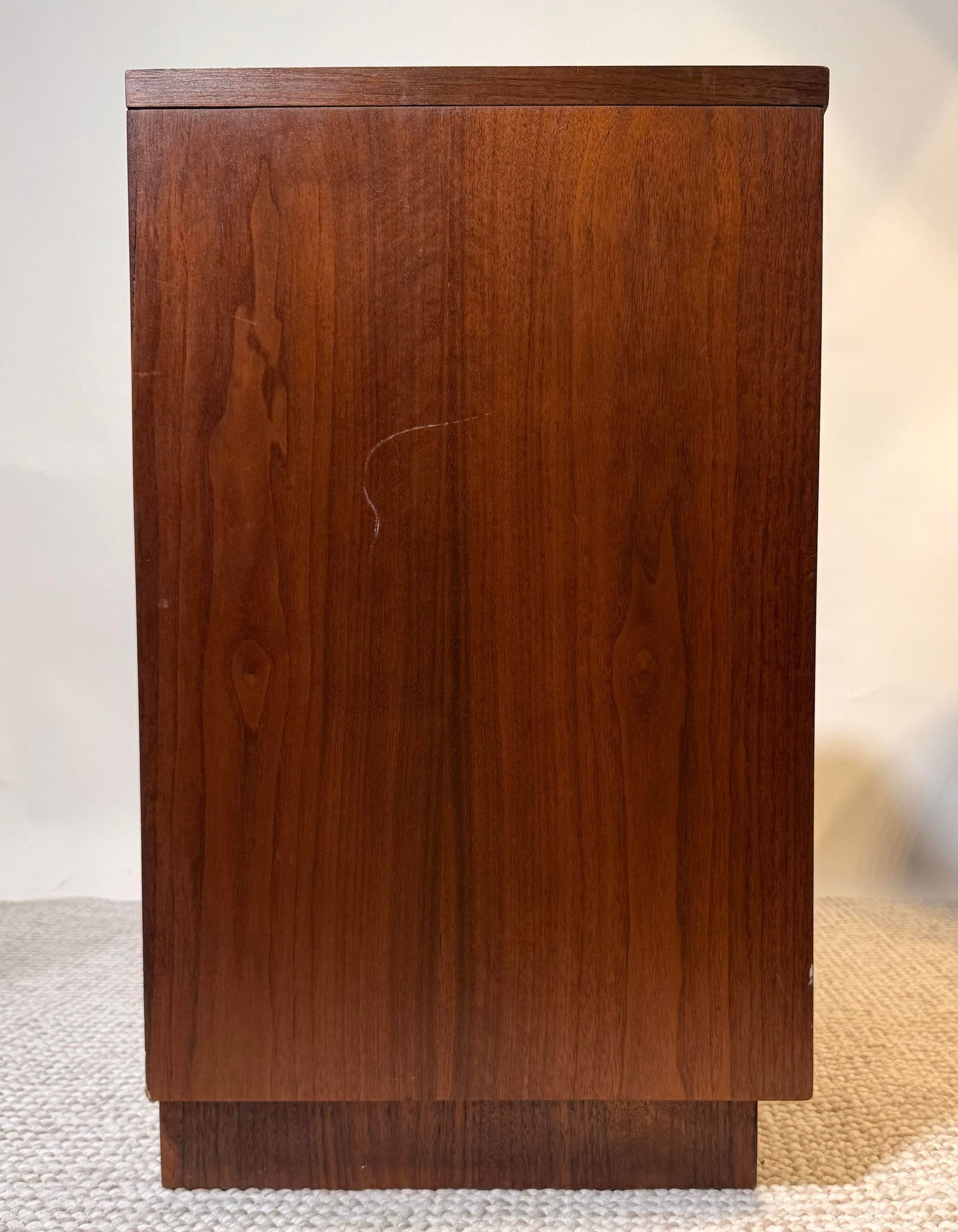 1960s Mid-Century Lane Walnut Record Cabinet, Drop-Front (1963) - 6