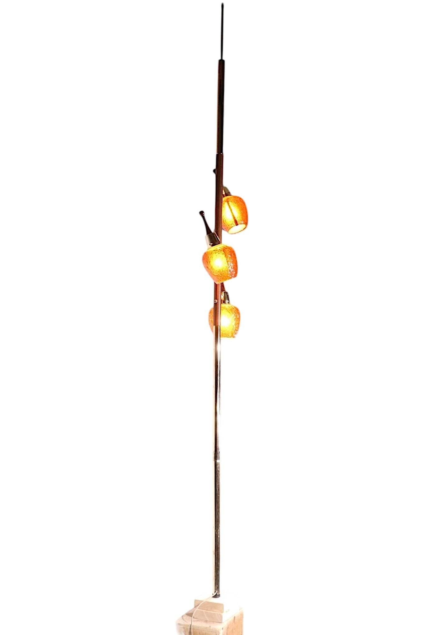 Mid Century Tension Pole Floor Lamp - 2
